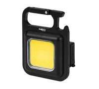 NEO TOOLS Lampe de poche porte-clés LED - Câble USB inclus - Lampe d'inspection 5 en 1, décapsuleur, aimant, support, pince à clés