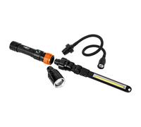 NEO TOOLS Lampe de travail LED COB accu avec aimant, Lampe de travail LED atelier