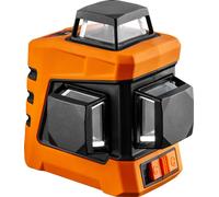 NEO TOOLS Laser plan 15 m 3D, rouge, 360° dans les trois plans, avec étui et support magnétique