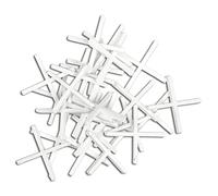 NEO TOOLS Lot de 100/150/200 croisillons de carrelage en plastique, 7 tailles, 1-5 mm, 100/150/200 pièces, universelles, réutilisables, espacement uniforme entre les carreaux (100, 4 mm)
