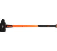 NEO TOOLS Marteau de menuisier, manche en fibre de verre, poignée ergonomique caoutchoutée, tige forgée, affûtée, trempée par induction, certificats GS et TÜV Rheinland, DIN 1193 (4 kg)
