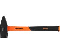 NEO TOOLS Marteau de serrurier 300-2000g, manche en fibre de verre, pour serrurerie, menuiserie et tôlerie - 2000g