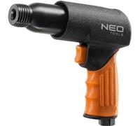 Neo Tools Marteau pneumatique avec raccord d'air 1/4" Pression de travail 6,3 bar Vitesse de frappe max. Vitesse de course 3500 tr/min Marteau burineur Taille de la broche 10,2 mm Longueur de l'appare