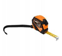 NEO TOOLS Mètre ruban professionnel 3 m - Bande en nylon et acier - Crochets magnétiques - Boutons d'arrêt automatique - Largeur de bande : 16 mm - Précision MID - Boîtier antidérapant - Pince de
