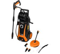 NEO TOOLS Nettoyeur haute pression 2200W, 165Bar - Nettoyage professionnel pour cour, voiture & jardin, 8m de tuyau haute pression, fonction mousse intégrée