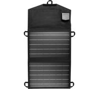 NEO TOOLS Panneau solaire portable Chargeur 15W, chargeur solaire ; pour recharger les appareils USB ; Powerbank portable, Outdoor résistant à l'eau Camping Survival, supports de fixation