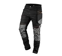 NEO TOOLS Pantalon de travail HD Slim - Poches amovibles - Coupe ajustée - Genoux profilés - Poches aux genoux - Coutures triples - Ouvertures de jambes amovibles - Poche à outils - Taille élastique -