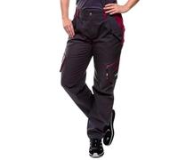 NEO TOOLS Taille X : Pantalon d'utilité Professionnelle, Gris et Rose, m Femme