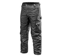 NEO Tools Pantalon de travail thermique professionnel | Pantalon de protection d'hiver imperméable et coupe-vent | Doublure polaire | Poches multifonctions | Renforts en tissu Oxford, Noir
