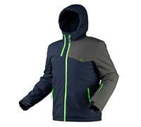 NEO TOOLS Parka de travail pour homme, veste à membrane avec capuche, taille S à XXXL, 100 % polyester, rembourrage PrimaLoft, respirant (5 000 g/m²/24 h), imperméable (colonne d'eau 8 000 mm)