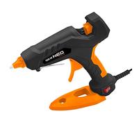 NEO TOOLS Pistolet à Colle 11 mm, 100 W, Alimentation 230 V, 50 Hz, Embout métallique remplaçable, Puissance 22 g/Min, Pointe sans Goutte pour Une Application précise de Colle