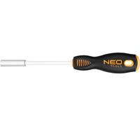 NEO TOOLS Porte-embouts, manche tournevis, acier CS, forme de manche triangulaire, repose-pouce profilé