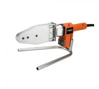 NEO TOOLS Poste à souder pour tubes plastiques 900W, pour manchons et tubes : PE, PP, PB avec Ø jusqu'à 63 mm, alimentation électrique 230V, 50Hz, masse 6,6 kg, température de la tête 260°C, bâti, cof
