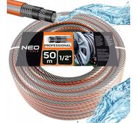 NEO TOOLS Tuyau d'arrosage Professionnel 6 Plis, 1/2 "ou 3/4" | PVC, renforcé de Polyester croisé et Tricot | Food Safe: Convient à l'eau Potable | différents modèles