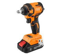 NEO TOOLS Professional Clé à choc sans fil 350 Nm | Clé à choc électrique sans balais pour la maison et la voiture