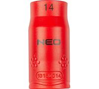 NEO TOOLS Professional Douille 1/2" à six pans creux CrV isolée pour un électricien - 14mm