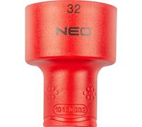 NEO TOOLS Professional Douille 1/2" à six pans creux CrV isolée pour un électricien | 32 mm