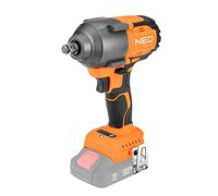 NEO TOOLS Professional Système 18V Visseuse à chocs à batterie (couple max. 850 Nm, sans batterie/chargeur) 3 vitesses, LED