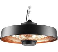 NEO TOOLS Radiateur de plafond 2000W, aluminium, avec télécommande, interrupteur, élément chauffant à lampe halogène