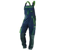 NEO TOOLS Salopette de travail pour homme avec poches multifonctions - Bleu de Travail Homme Salopette de Travail Homme avec Poches - Bretelles élastiques et ceinture élastique - XS-3XL (3XL)