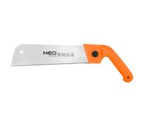 NEO TOOLS Scie japonaise pliable, scie japonaise à coupe fine 250-275 mm avec lame flexible, lame étroite, pour le bricolage et l'artisanat, scie fine pour le bois - Scie à tirer Scie à bois (longueur
