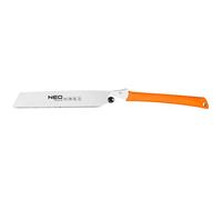 NEO TOOLS Scie japonaise pliable, scie japonaise à coupe fine 250-275 mm avec lame flexible, lame étroite, pour le bricolage et l'artisanat, scie fine pour le bois - Scie à tirer Scie à bois (large, p
