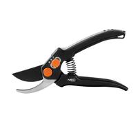 NEO TOOLS Sécateur bypass, 185 mm,portée jusqu'à 15 mm, distance réglable, lames avec revêtement antiadhésif, poignée ergonomique avec composants souples, pour bois frais