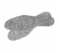 NEO TOOLS Semelles intérieures en feutre - Épaisseur : 7 mm - Protège du froid et de l'humidité - Semelles en feutre - Tailles 38-47, gris - 40-41 EU