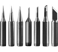 NEO TOOLS Set de pannes de fer à souder, jeu de 7 pannes différentes, pour fer à souder 19-220 et station de soudage 19-200, diamètres : 0,8 ; 1,5 ; 1,6 ; 2 ; 3 mm, pour la réparation de l'électroniqu