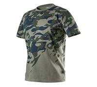 NEO TOOLS T-Shirt de Travail | Tailles XXL | 100% Coton | Impression Camouflage | Travail Jardin Atelier | en ISO 13688:2013
