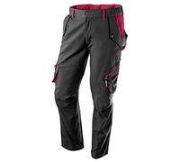 NEO TOOLS Taille X : Pantalon d'utilité Professionnelle, Gris et Rose, L Femme
