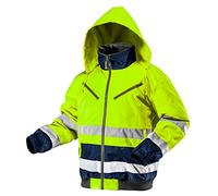 NEO TOOLS Thermique warnschutzjacke en 20471 Veste d'alerte d'alerte orange fluo jaune Veste de travail Protection Sécurité Veste, jaune