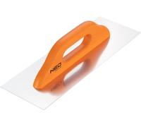 NEO TOOLS Truelle de lissage, épaisseur de lame 0,7 mm, 380x128mm, truelle avec lame en acier inoxydable | Manche ergonomique en bois laqué, lame en acier inoxydable
