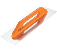 NEO TOOLS Truelle de lissage, épaisseur de lame 0,7 mm, 480x128mm, truelle avec lame en acier inoxydable | Manche ergonomique en bois laqué, lame en acier inoxydable