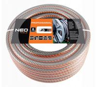 NEO TOOLS Tuyau d'arrosage professionnel 6 plis, 1/2 "ou 3/4" | PVC, renforcé de polyester croisé et tricot | Food Safe: convient à l'eau potable | différents modèles
