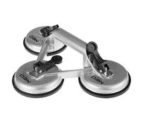 NEO TOOLS Ventouse Pare-Brise Triple 150 kg, Aluminium pour Verre, Plexiglas, Panneaux Laqués, Panneaux Plastiques, Diamètre 120 mm