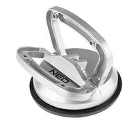 NEO TOOLS Ventouse pour fenêtres Single 50 kg, Aluminium pour Verre, Plexiglas, Plaques vernies, Plaques en plastique, Diamètre 120 mm