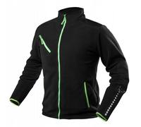 NEO TOOLS Veste de travail en polaire pour homme avec Cordura bleu/noir Taille S à 3XL - Veste polaire de qualité supérieure pour homme avec éléments réfléchissants - Veste polaire chaude et légère -