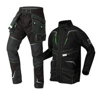 NEO TOOLS Vêtements de travail : ensemble de combinaison de travail avec veste de travail et pantalon de travail, ensemble de vêtements de travail pour mécaniciens, ensemble de vêtements de travail