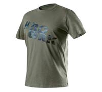 NEO TOOLS Working T-shirt olive CAMO, taille S