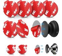 NEO+ VHB 3M Lot de 5 pastilles adhésives de rechange double face, 3,5 cm, 900 g, forte adhérence, résistant à la chaleur, pour base de support, support de téléphone