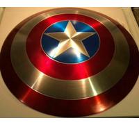 NEOARY Bouclier Captain America, 55,9 cm, réplique en métal, bouclier First Avenger, rouge et argent