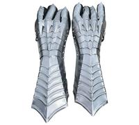NEOARY Gantelets médiévaux Nazgul de fantaisie SCA Armure en fer avec expédition express, Argent, Moyen