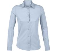 NEOBLU - "Balthazar" chemise pour femme manches longues PC4870 (XL) (Bleu doux)