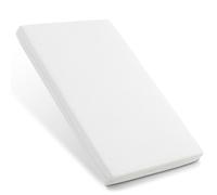 NeoBorn Pack and Play Matelas 96,5 x 66 cm pour bébés et tout-petits, matelas double face confortable en mousse à mémoire de forme avec housse amovible respirante en Tencel doux