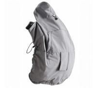 NéoBulle - Couverture de Portage 3 en 1 - Pour Porte-Bébés, Siège Auto et Poussette - Intérieur Polaire, Extérieur Softshell Déperlant et Coupe-Vent - 100% Fabriquée en France - De 0 à 2-3 Ans - Gris