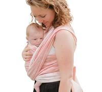 NéoBulle - Écharpe Jacquard - Porte-Bébés Physiologique - Léger, Souple et Confortable, en Coton Bio - 100% Fabriqué en France - De 0 à 3-4 Ans - Nomade Rose