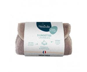 Neobulle - Lot de 5 lingettes lavables