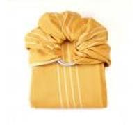 NéoBulle - Sling Jacquard - Portage en Écharpe sans Nœud - Installation Facile - Léger, Souple et Confortable, en Coton Bio - 100% Fabriqué en France - De la Naissance à 3-4 Ans, Nomade Ocre