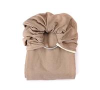 NéoBulle - Sling Sergé Brisé - Portage en Écharpe sans Nœud - Installation Facile - Léger et Confortable, en Coton Bio - 100% Fabriqué en France - De la Naissance à 3-4 Ans, Beige Sable